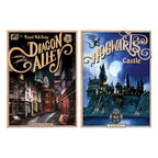 Productafbeelding Harry Potter - Zweinstein Kasteel & Wegisweg Poster 2-delige set