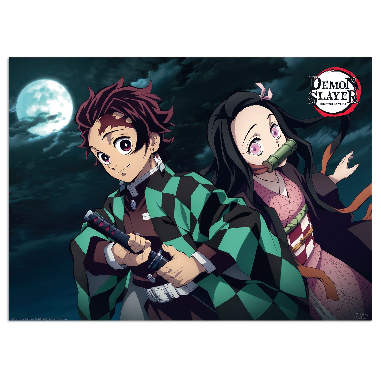 Productafbeelding Demon Slayer - Groep & Duo Poster 2-delige Set