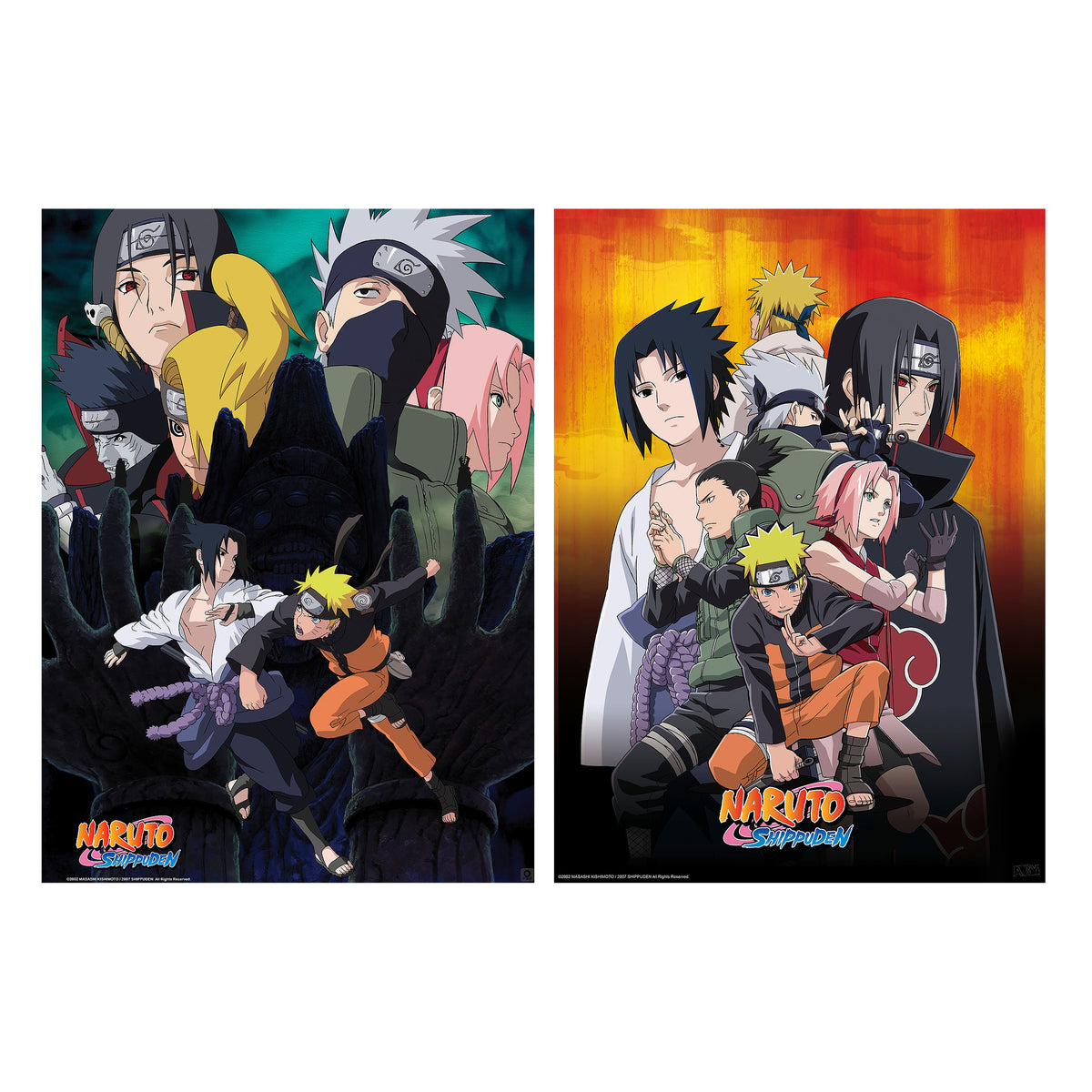 Productafbeelding Naruto Shippuden - Ninjas Poster 2-delige Set
