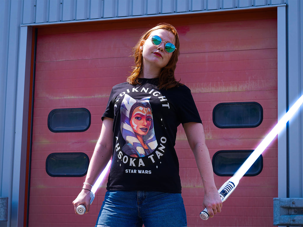 Productafbeelding Star Wars - Ahsoka Tano Gezicht T-Shirt Zwart