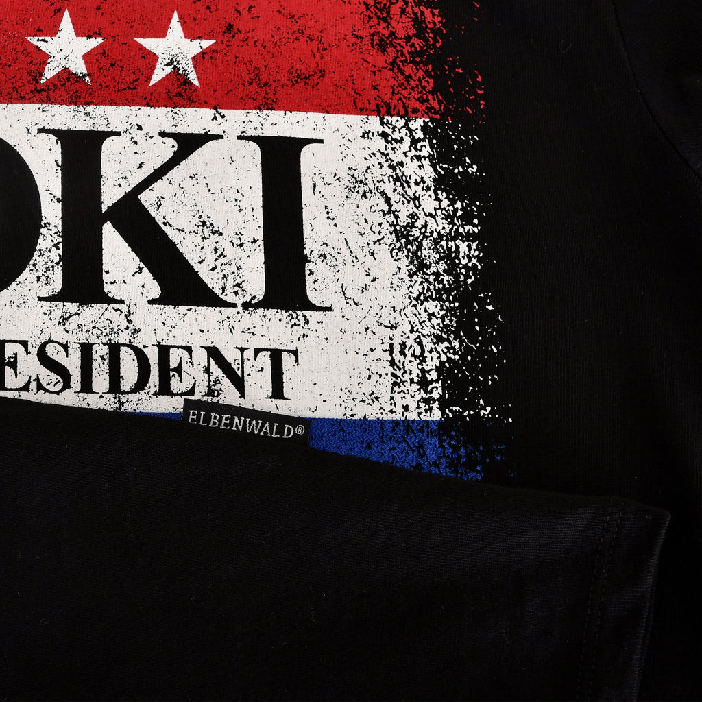 Productafbeelding For President T-shirt zwart voor Loki fans