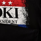 Productafbeelding For President T-shirt zwart voor Loki fans