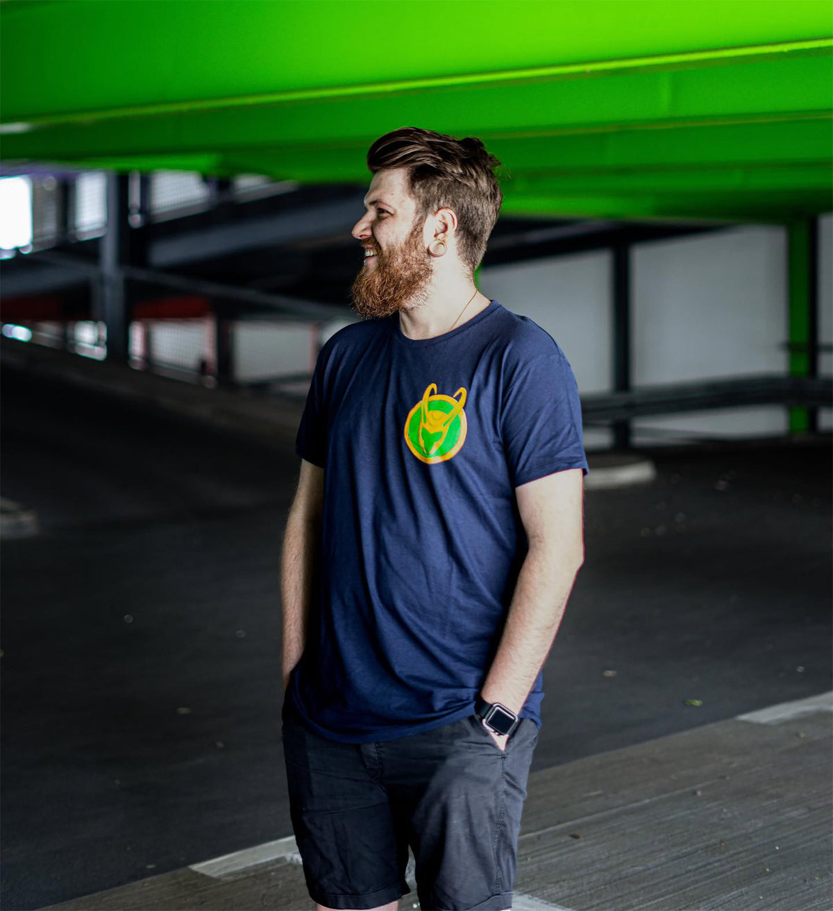 Productafbeelding Loki - Logo T-Shirt blauw