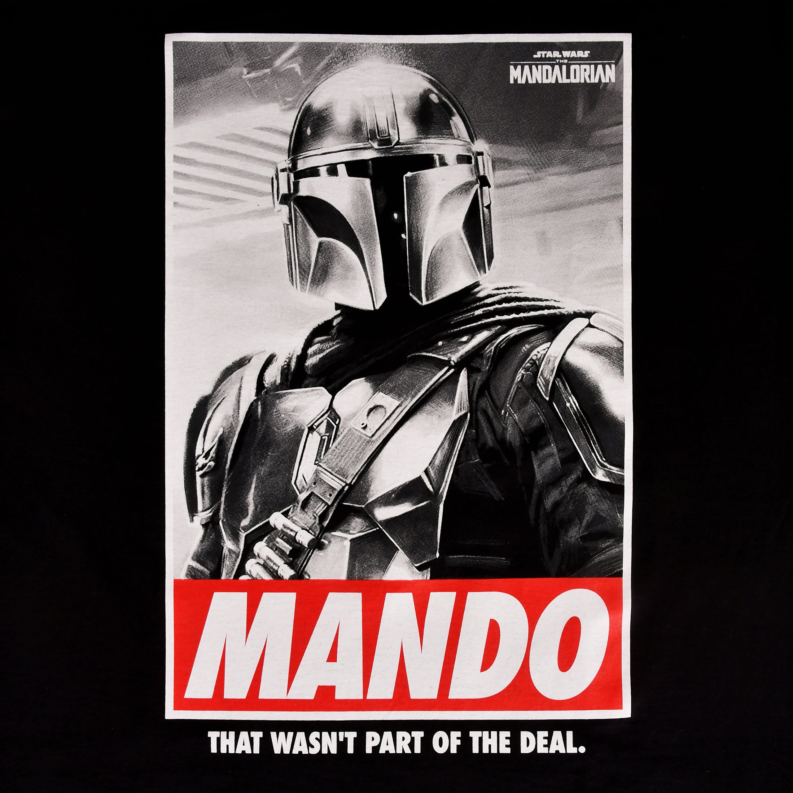 Productafbeelding Mando T-shirt zwart - Star Wars The Mandalorian