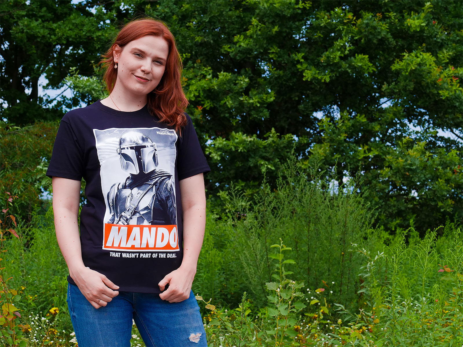 Productafbeelding Mando T-shirt zwart - Star Wars The Mandalorian