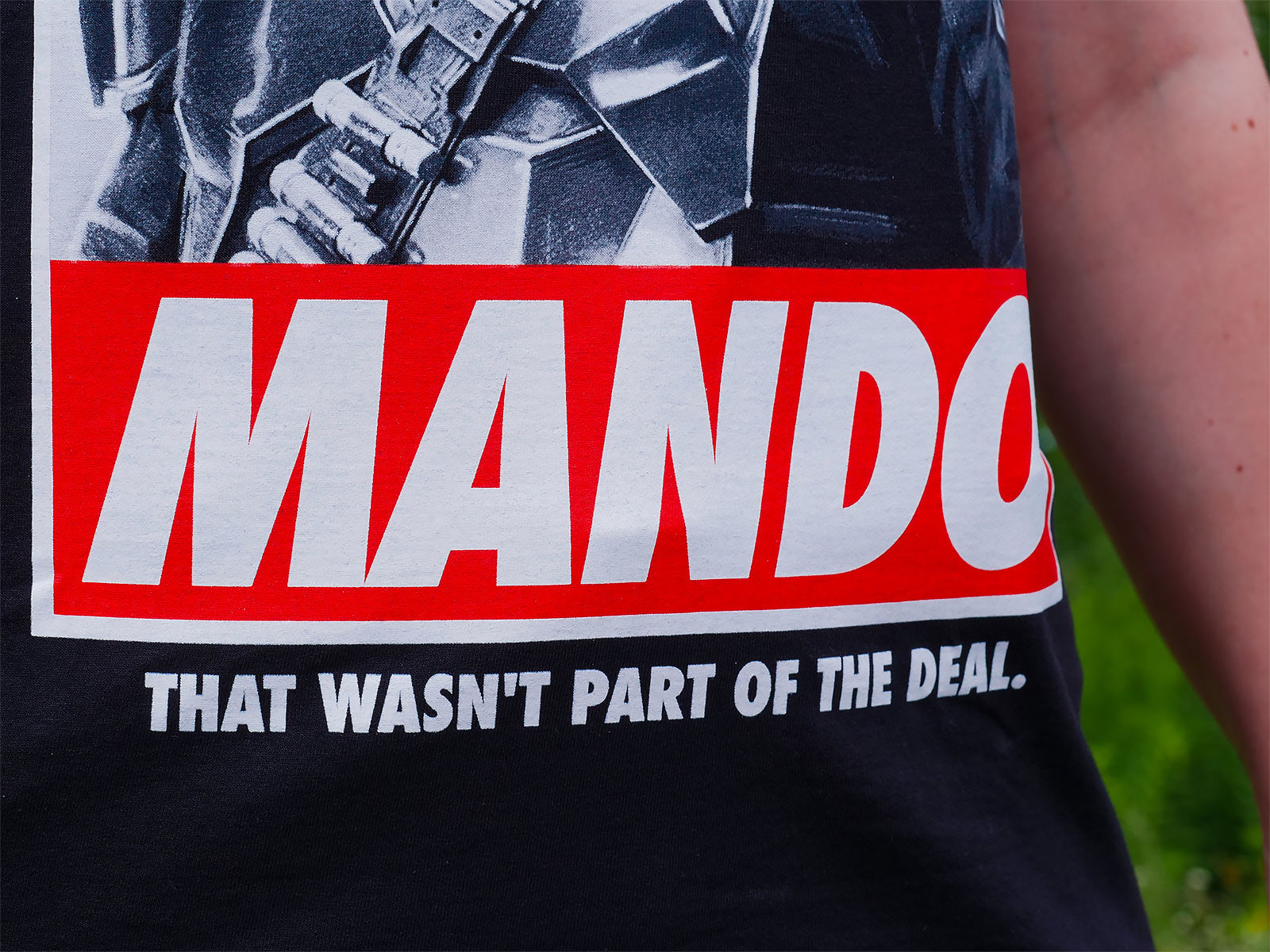 Productafbeelding Mando T-shirt zwart - Star Wars The Mandalorian