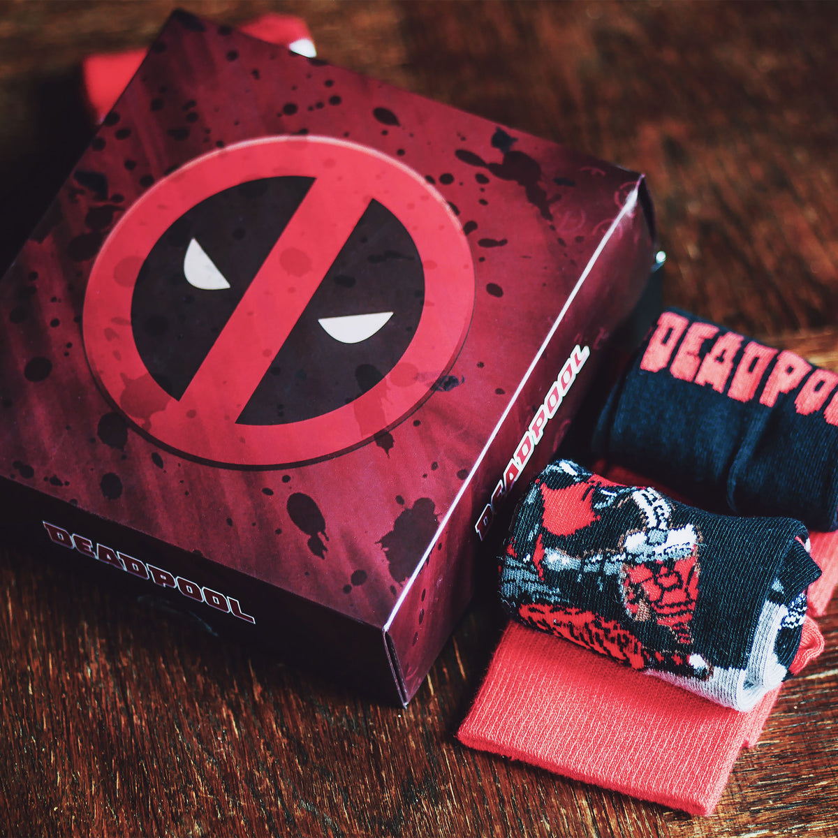 Productafbeelding Deadpool Sokken 3-pack