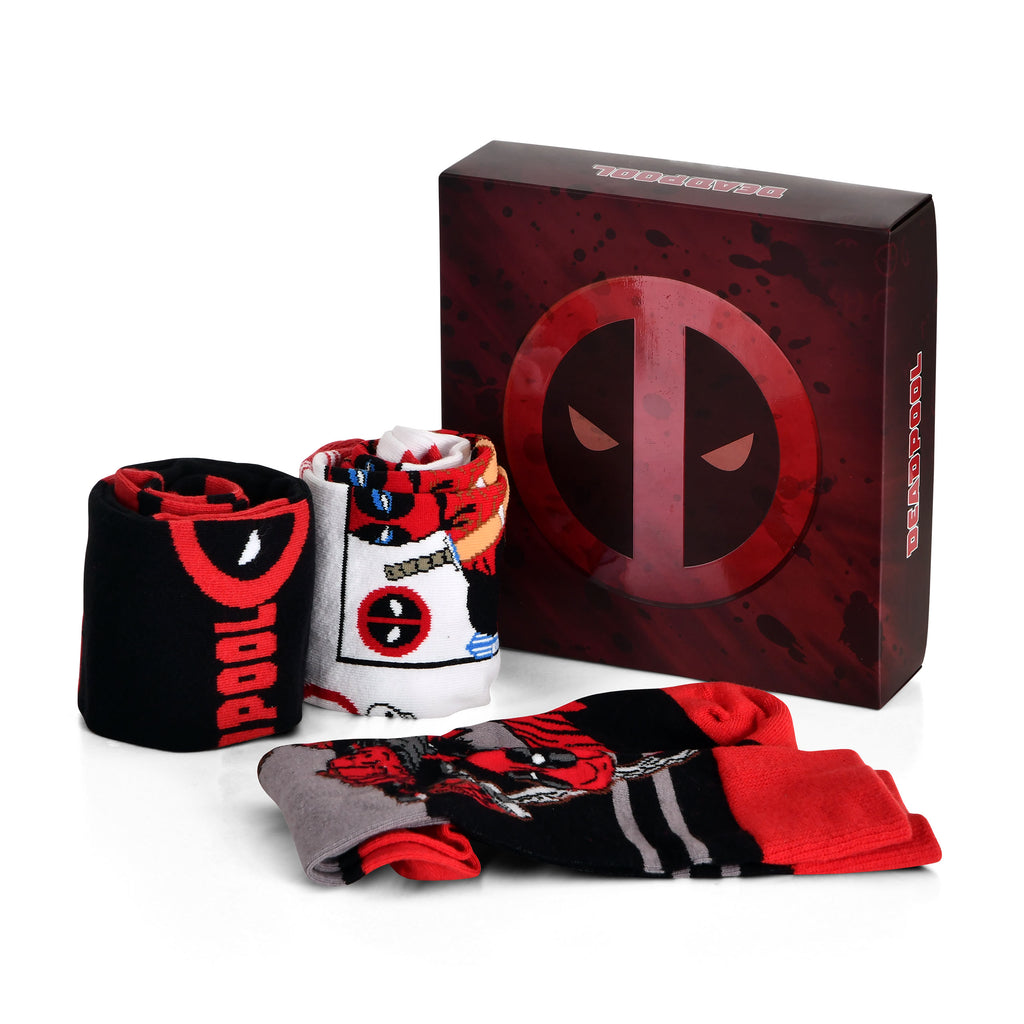 Productafbeelding Deadpool Sokken 3-pack