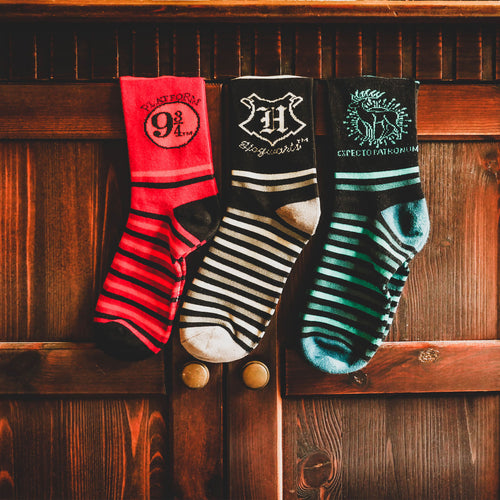 Productafbeelding Hogwarts Sokken 3 Set in Geschenkdoos - Harry Potter
