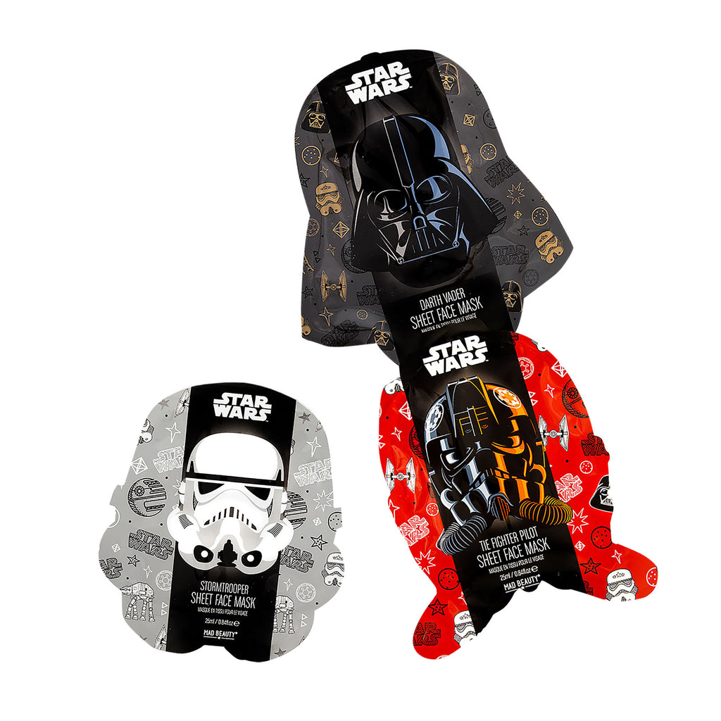 Productafbeelding Star Wars - Personages Sheet Maskers 3-delige Set