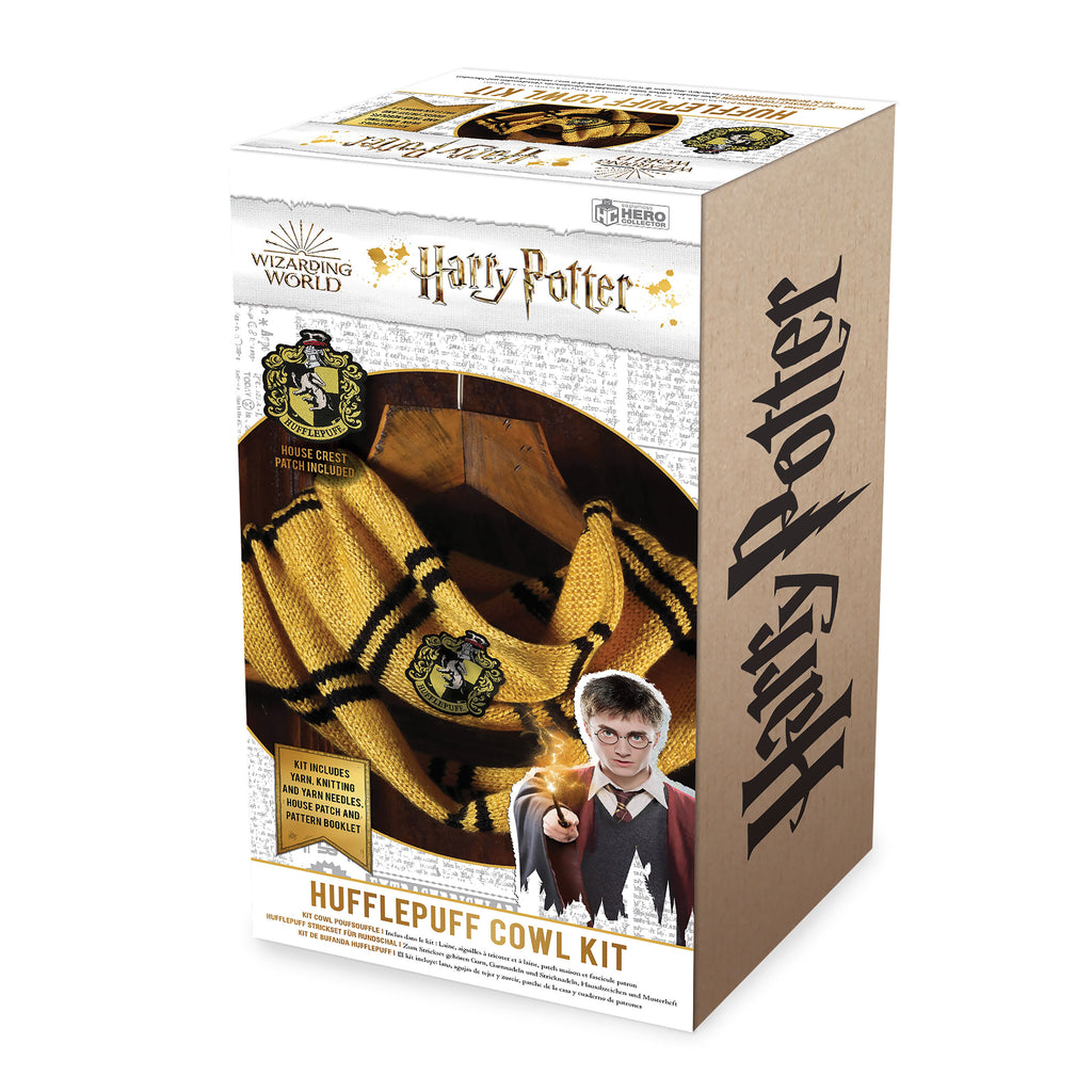 Productafbeelding Hufflepuff Loop Sjaal Breiset - Harry Potter