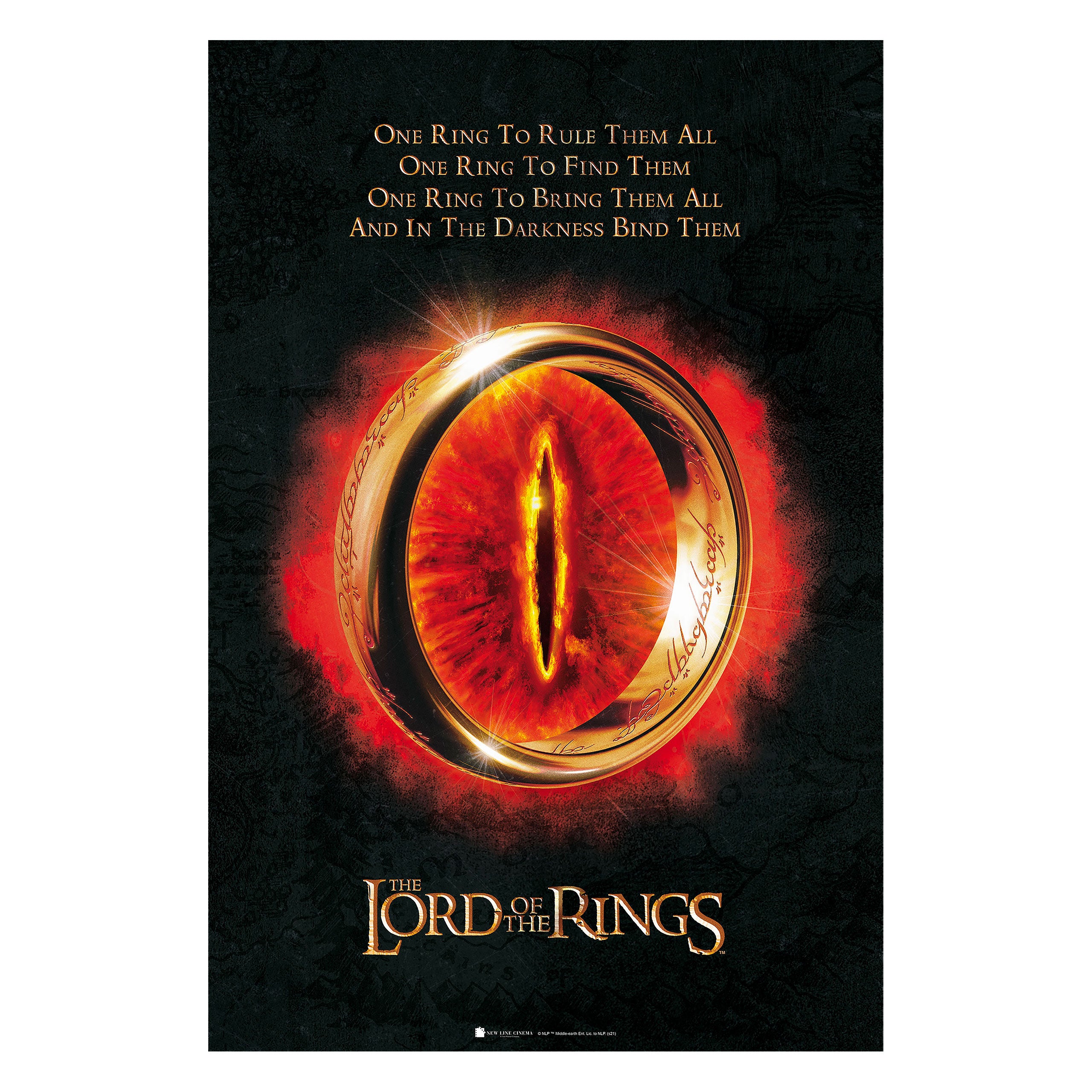 Productafbeelding In de Ban van de Ring - De Ene Ring Maxi Poster