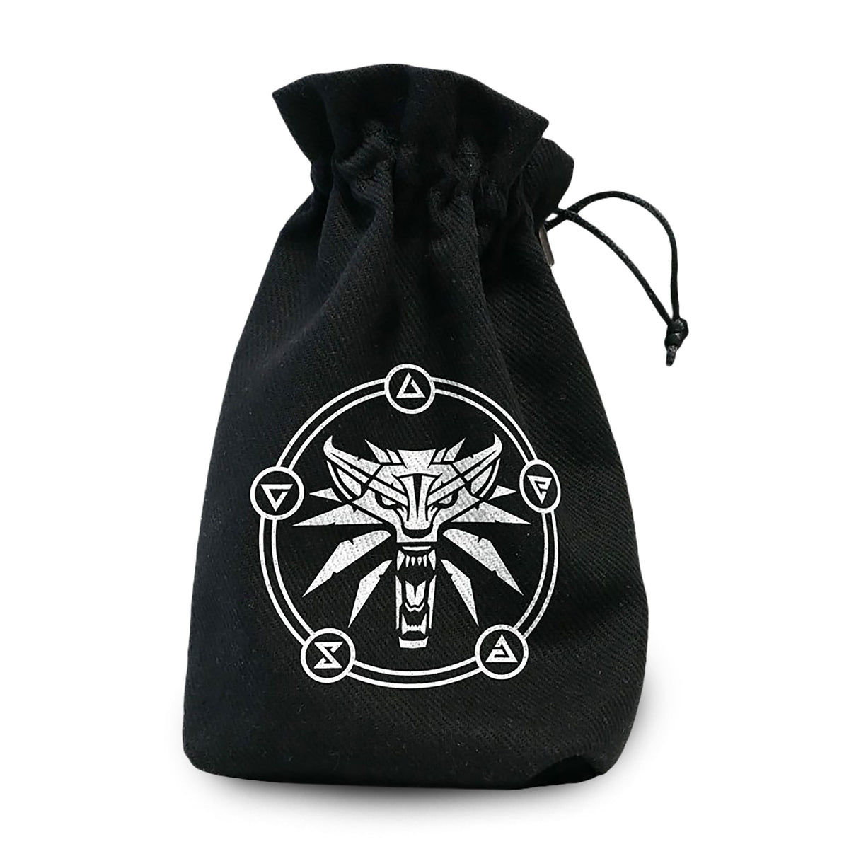 Product image Witcher - Wolf Logo Dice Bag Black