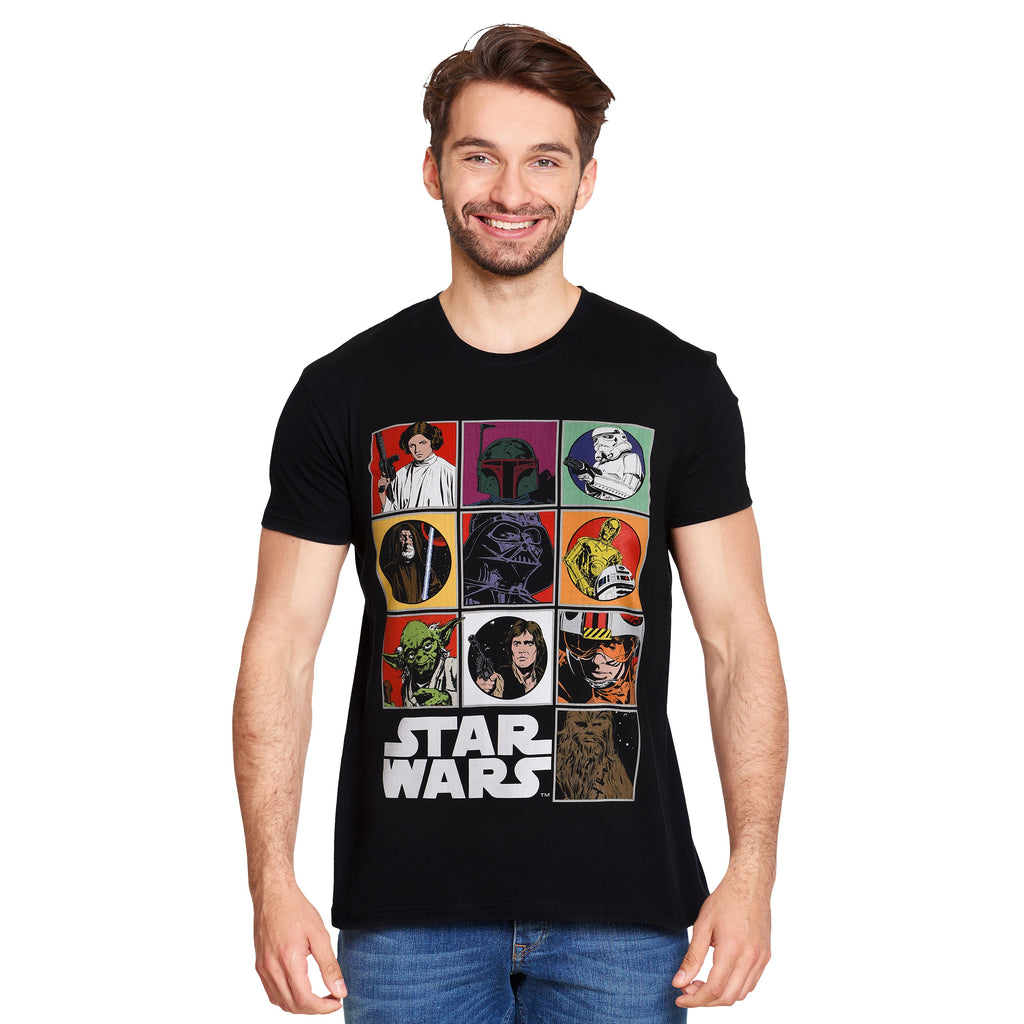 Productafbeelding Star Wars - Characters T-shirt zwart