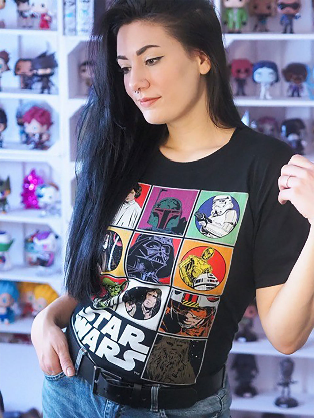 Productafbeelding Star Wars - Characters T-shirt zwart
