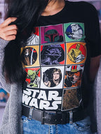 Productafbeelding Star Wars - Characters T-shirt zwart