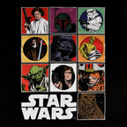 Productafbeelding Star Wars - Characters T-shirt zwart