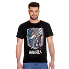 Productafbeelding Attack on Titan - Eren Survey Corps T-Shirt Zwart