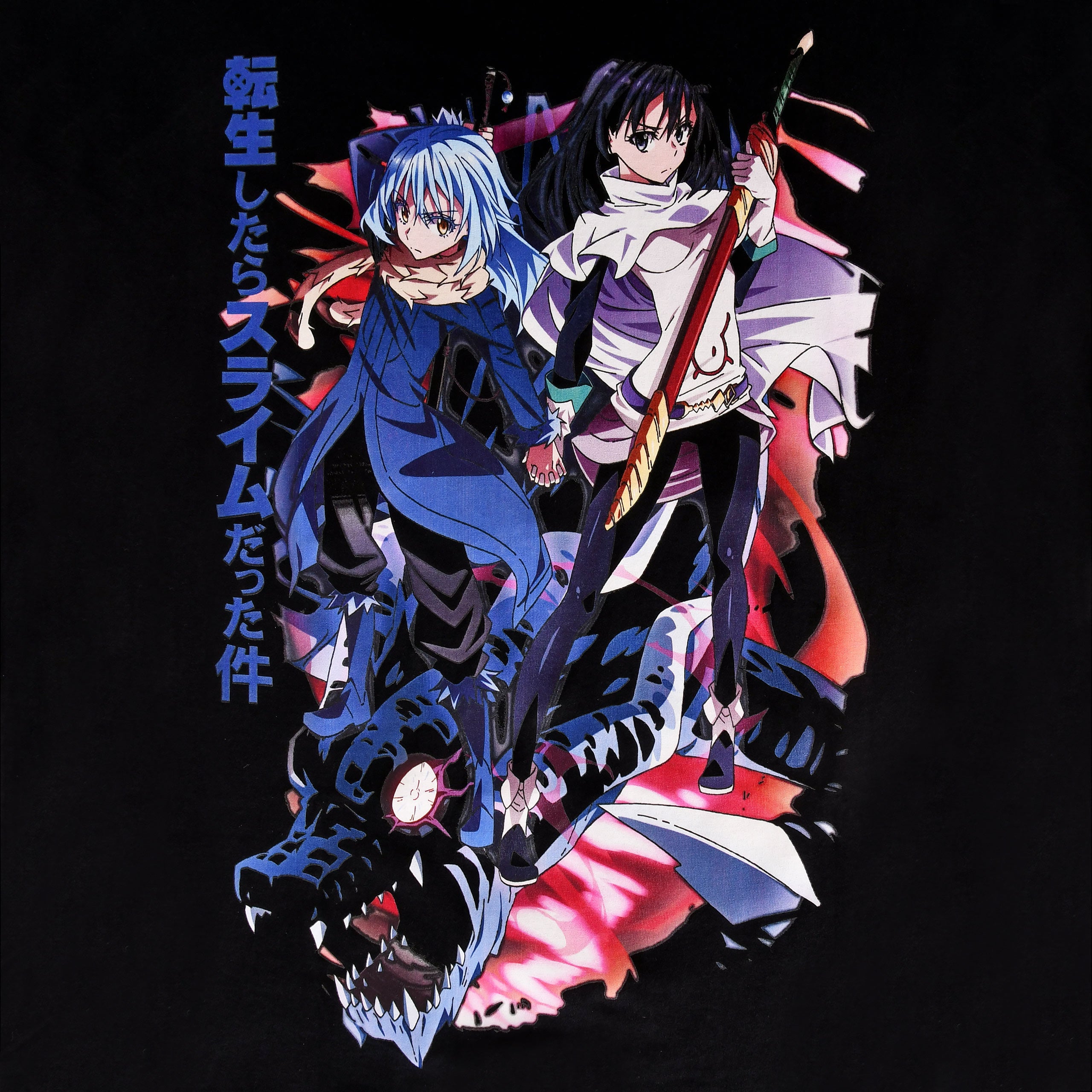 Productafbeelding Mijn Reïncarnatie als Slijm in een andere Wereld - Slime Crew T-Shirt zwart