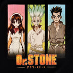 Productafbeelding Dr. Stone - Grafische personages T-shirt zwart