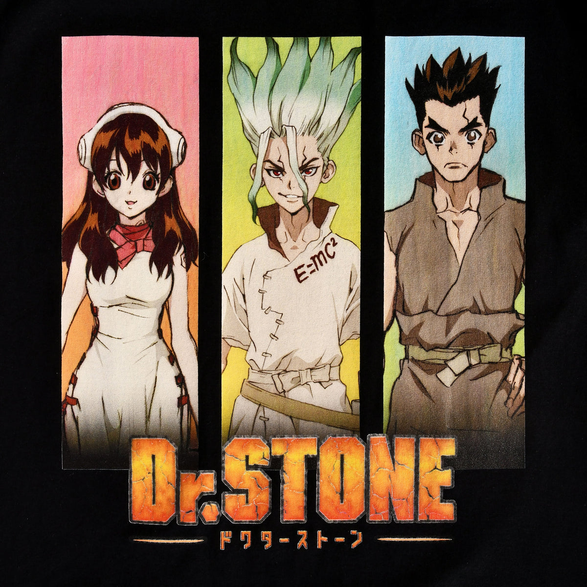 Productafbeelding Dr. Stone - Grafische personages T-shirt zwart