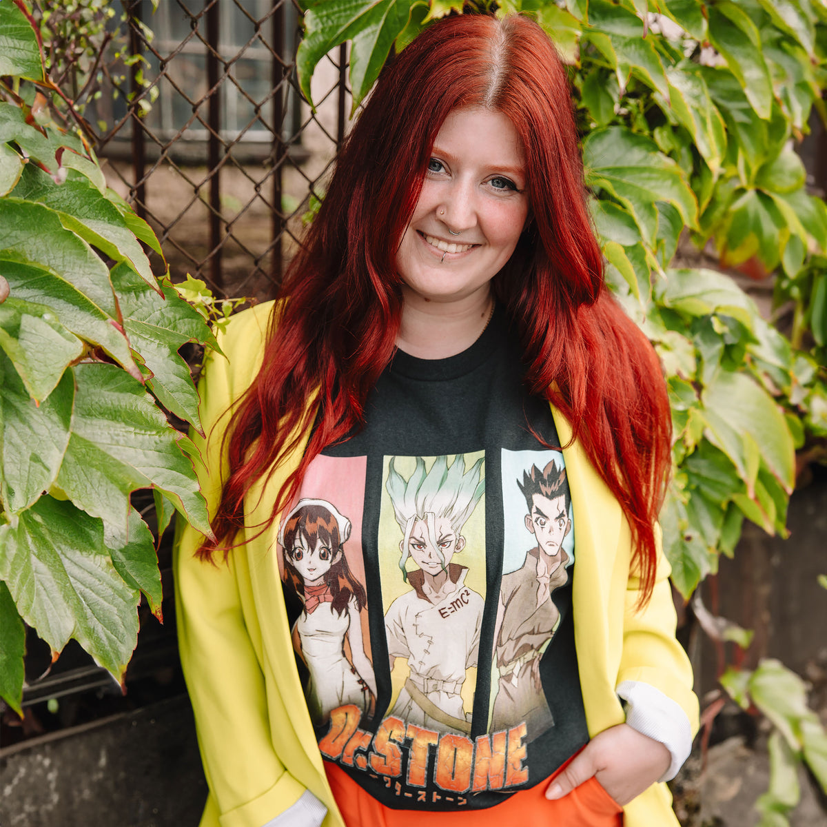 Productafbeelding Dr. Stone - Grafische personages T-shirt zwart
