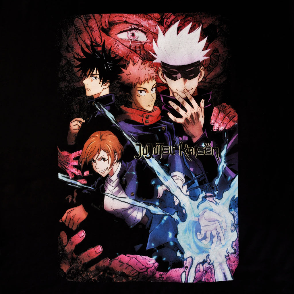 Productafbeelding Jujutsu Kaisen - Groep T-shirt zwart
