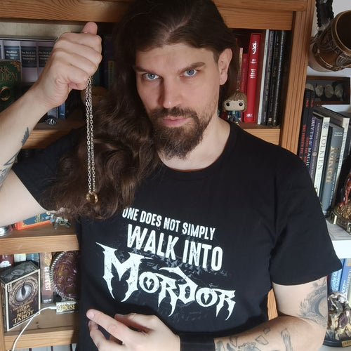 Productafbeelding Heer der Ringen - Walk Into Mordor T-Shirt Zwart