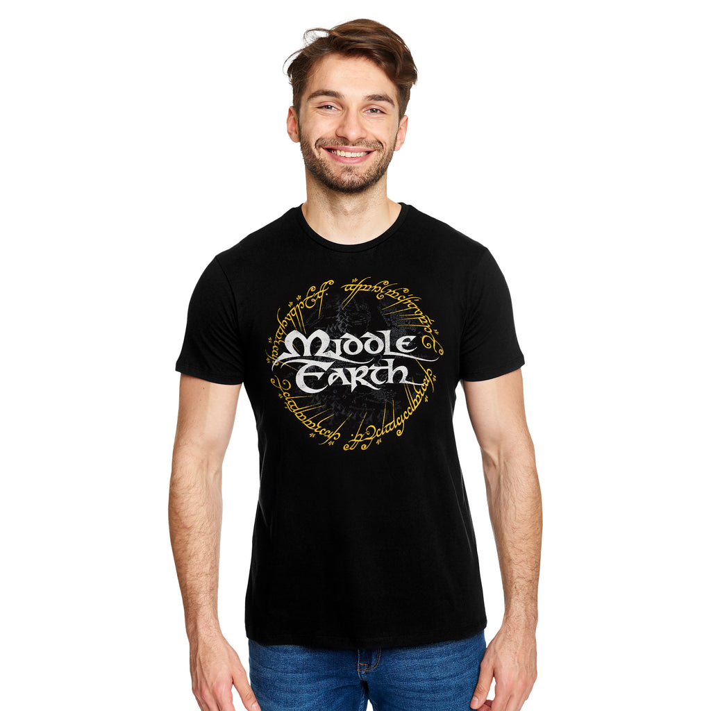 Productafbeelding Heer der Ringen - Midden-aarde T-shirt zwart
