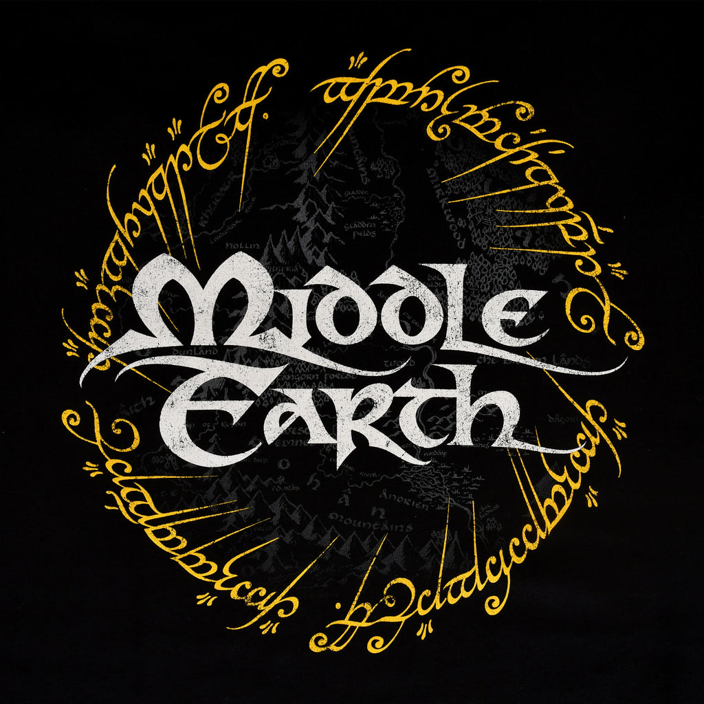 Productafbeelding Heer der Ringen - Midden-aarde T-shirt zwart