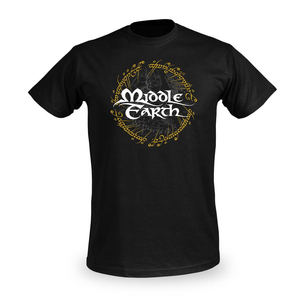 Productafbeelding Heer der Ringen - Midden-aarde T-shirt zwart