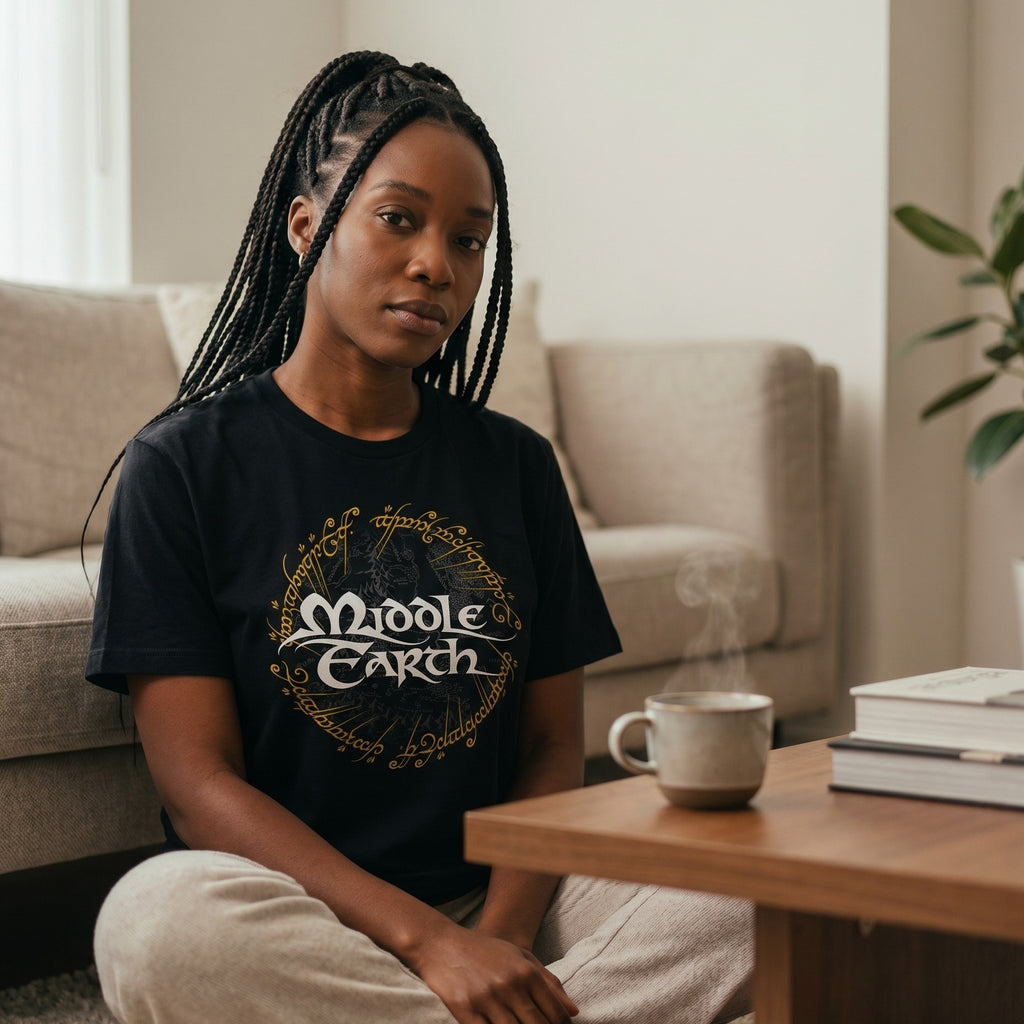 Productafbeelding Heer der Ringen - Midden-aarde T-shirt zwart