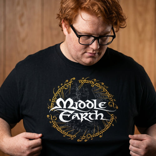 Productafbeelding Heer der Ringen - Midden-aarde T-shirt zwart