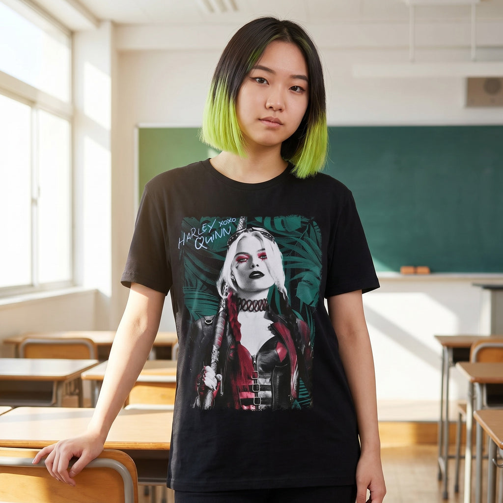 Productafbeelding Harley Quinn T-shirt zwart - The Suicide Squad