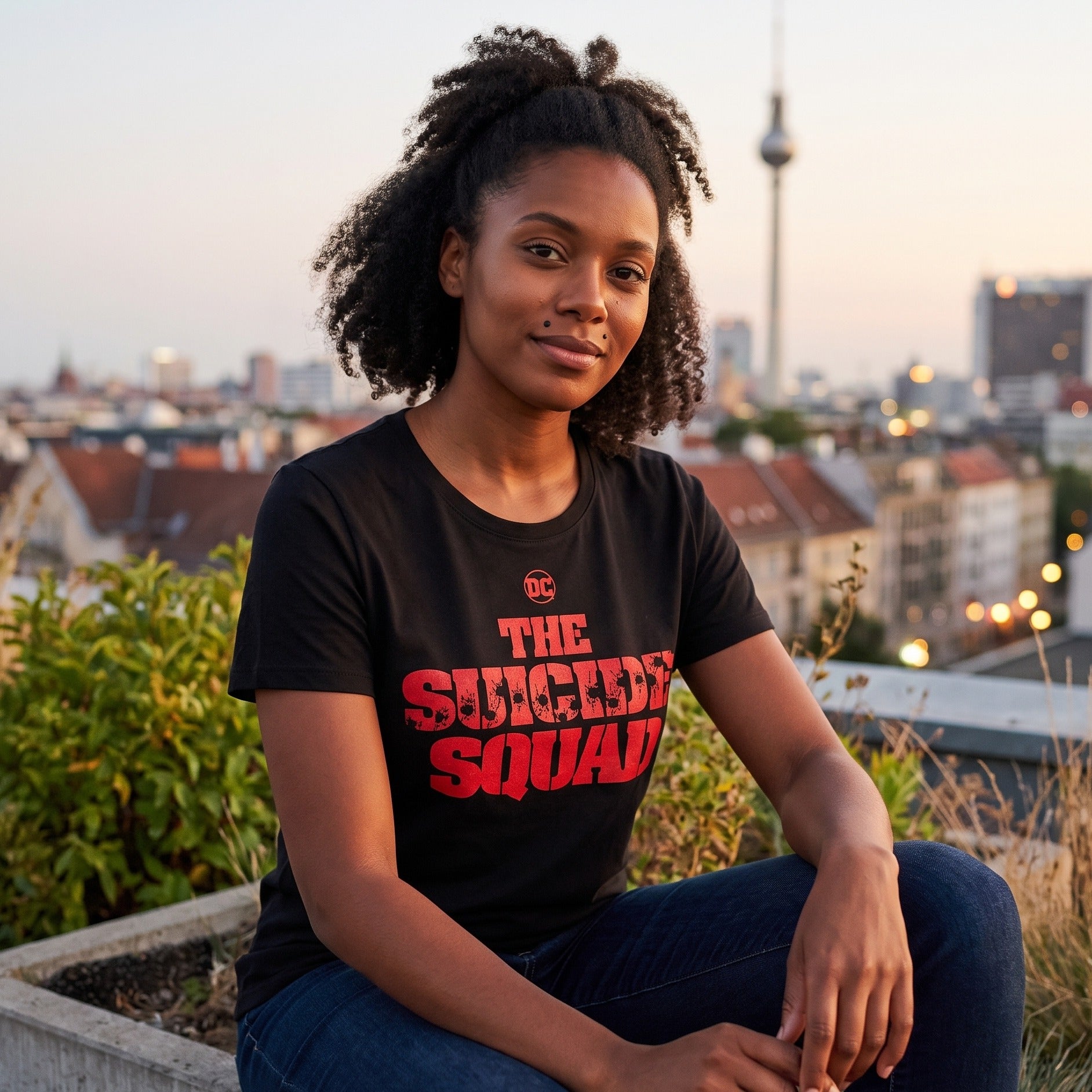 Productafbeelding The Suicide Squad - Shot Logo T-Shirt zwart