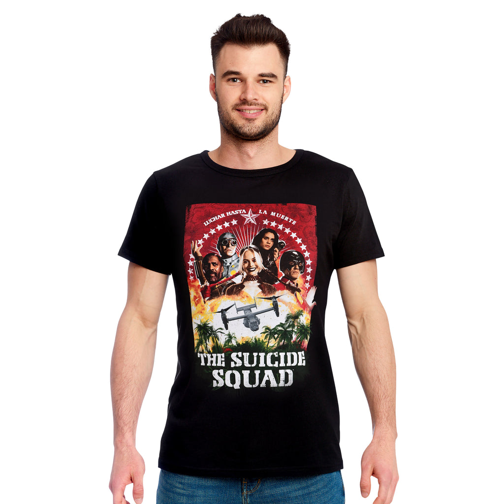 Productafbeelding The Suicide Squad - Groeps Poster T-Shirt zwart
