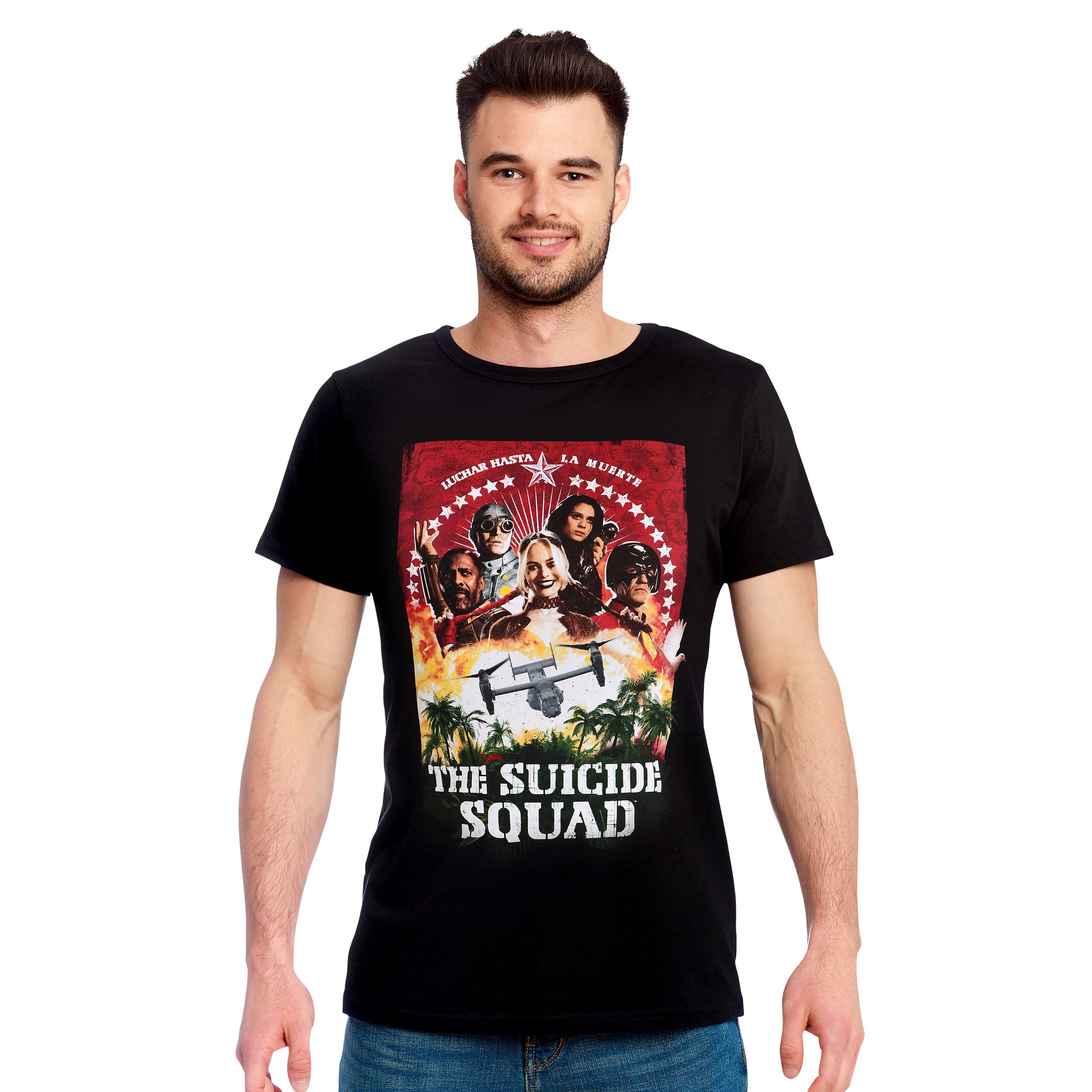 Productafbeelding The Suicide Squad - Groeps Poster T-Shirt zwart