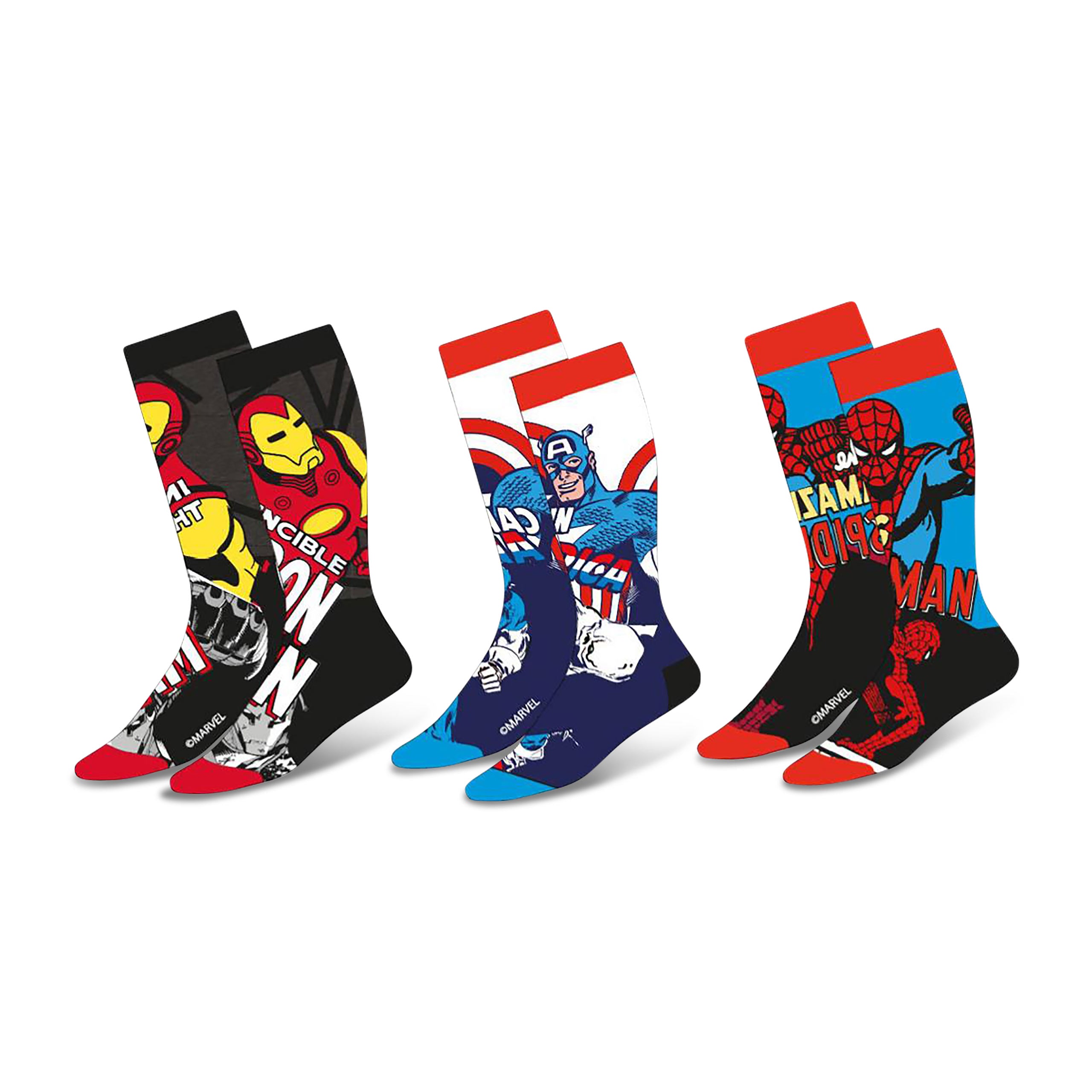 Productafbeelding Marvel - Comics Personage Sokken 3-Pack