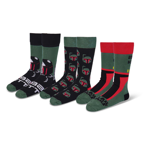 Productafbeelding Star Wars - Boba Fett Bounty Hunter Sokken 3 Set