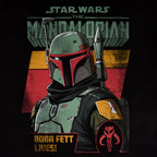Productafbeelding Boba Fett Lives T-Shirt Zwart - Star Wars Mandalorian