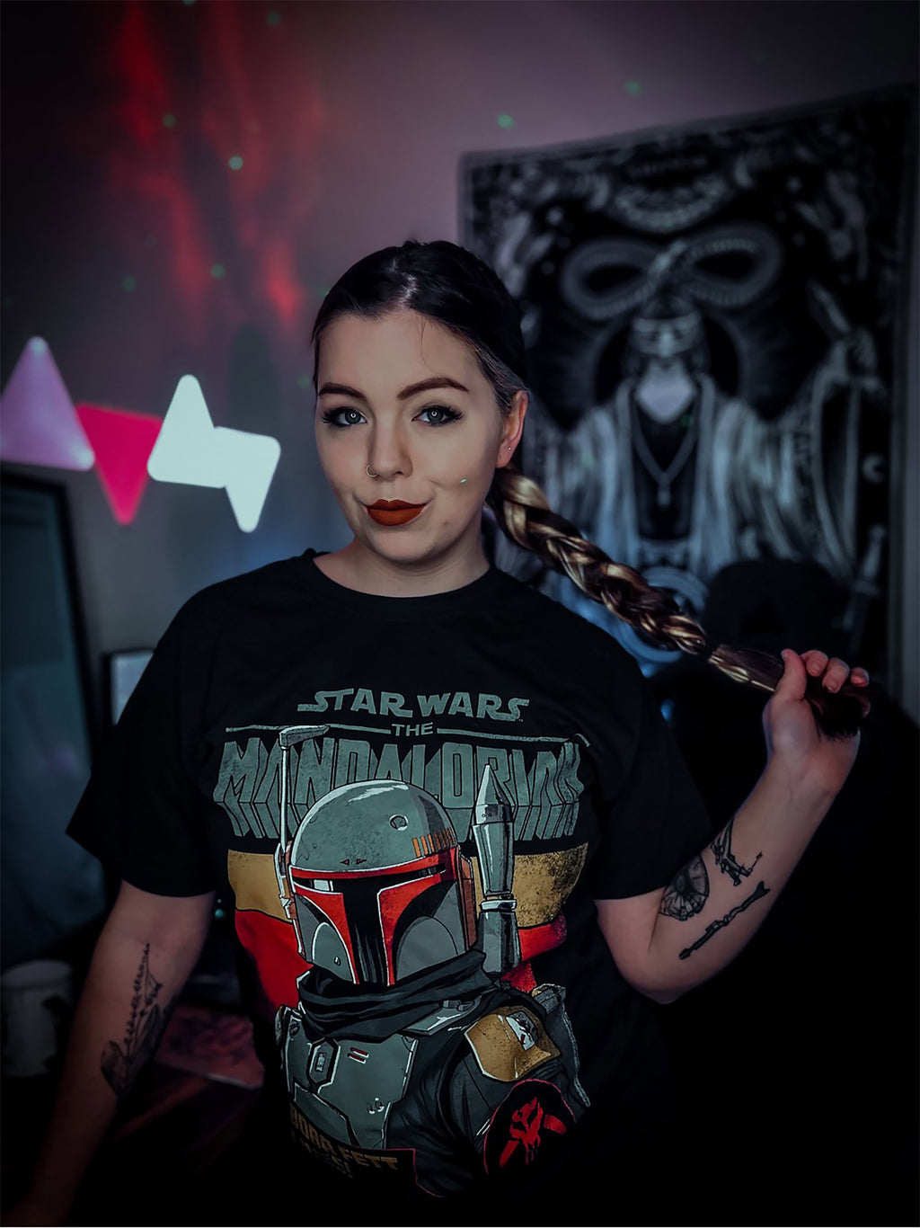 Productafbeelding Boba Fett Lives T-Shirt Zwart - Star Wars Mandalorian