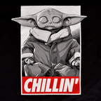 Productafbeelding Grogu Chilling T-shirt zwart - Star Wars Mandalorian