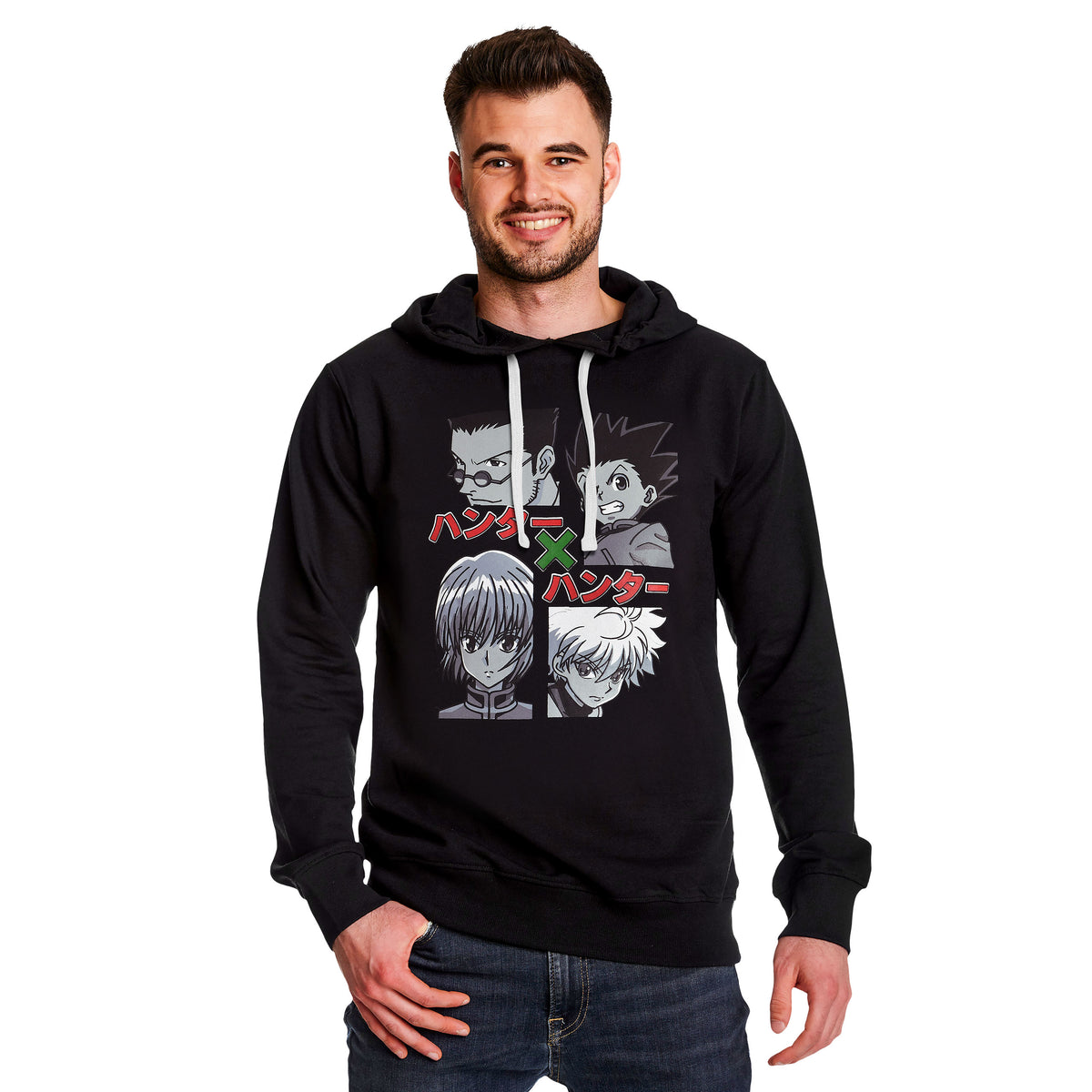 Productafbeelding Hunter x Hunter - Gon & Group Hoodie zwart