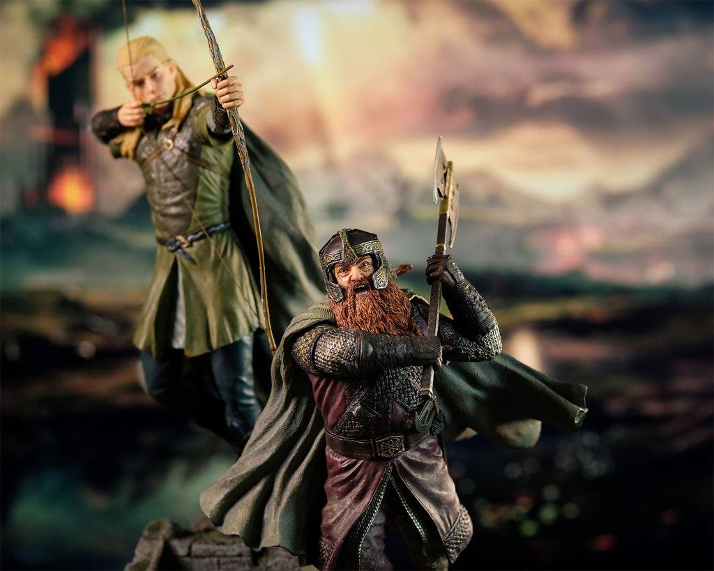 Productafbeelding Lord of the Rings - Legolas en Gimli Deluxe Figuur 46 cm