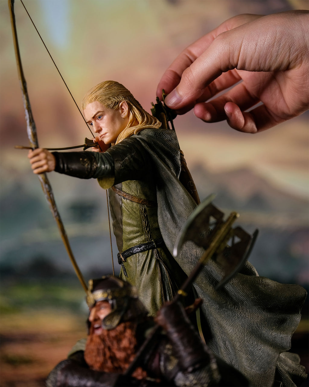 Productafbeelding Lord of the Rings - Legolas en Gimli Deluxe Figuur 46 cm