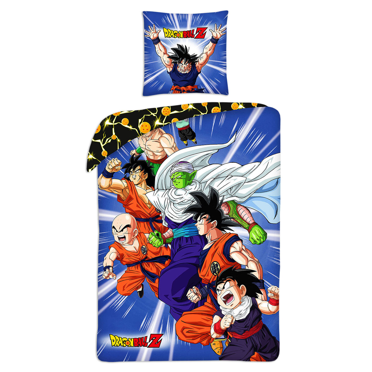 Productafbeelding Dragon Ball Z - Groepsomkeerbare Beddengoed inclusief Sporttas