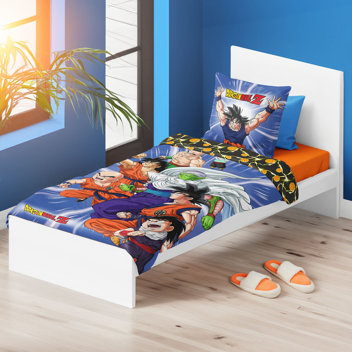 Productafbeelding Dragon Ball Z - Groepsomkeerbare Beddengoed inclusief Sporttas