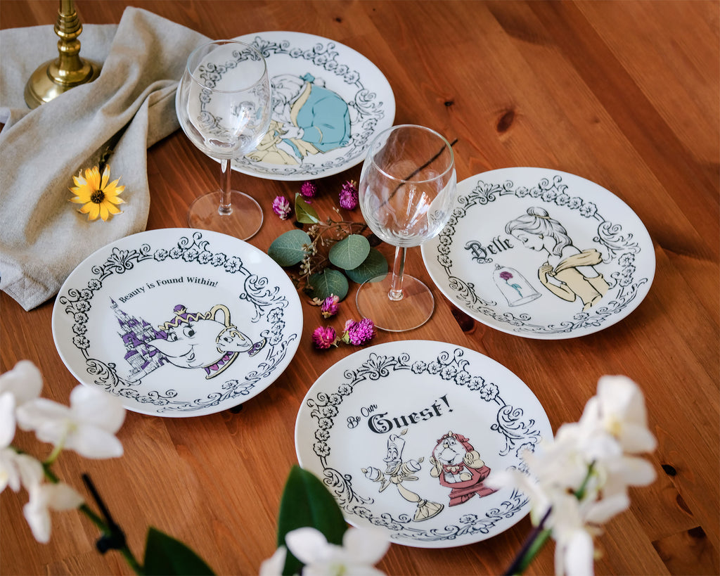 Productafbeelding Disney's Belle en het Beest - Personages Bordenset