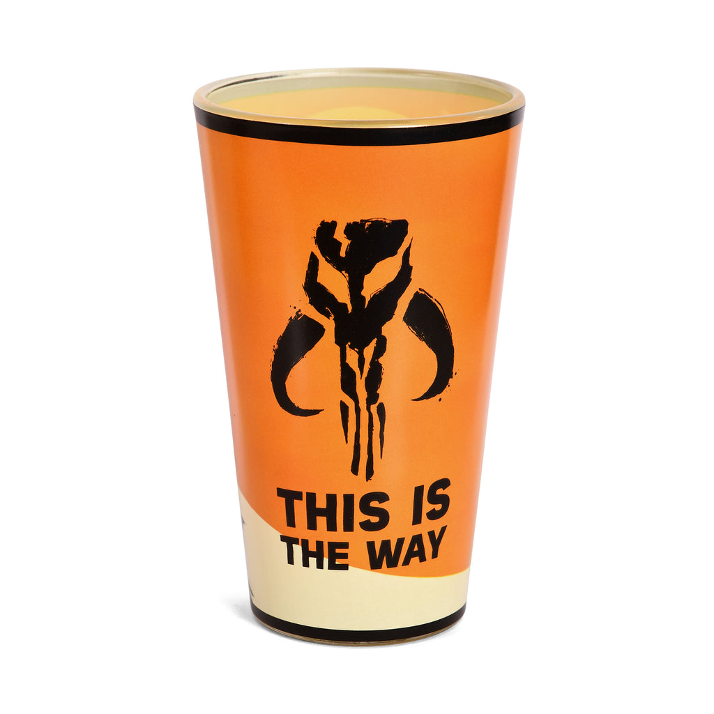 Productafbeelding Mando met Grogu Glas - Star Wars The Mandalorian