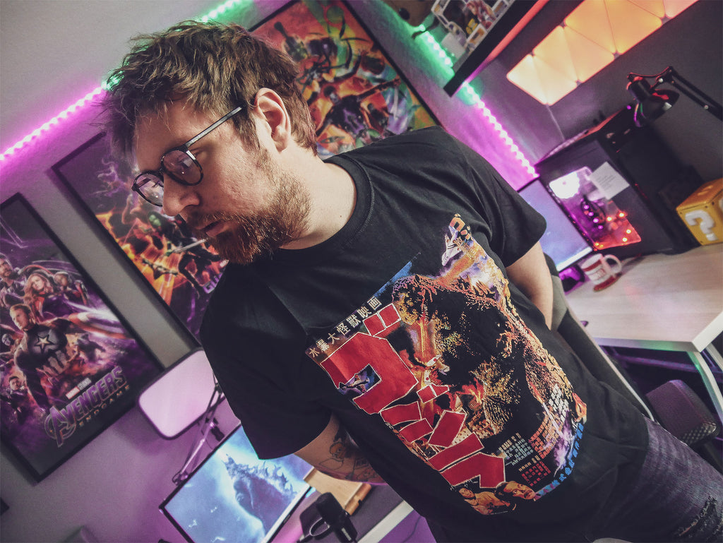 Productafbeelding Godzilla - Poster T-shirt zwart